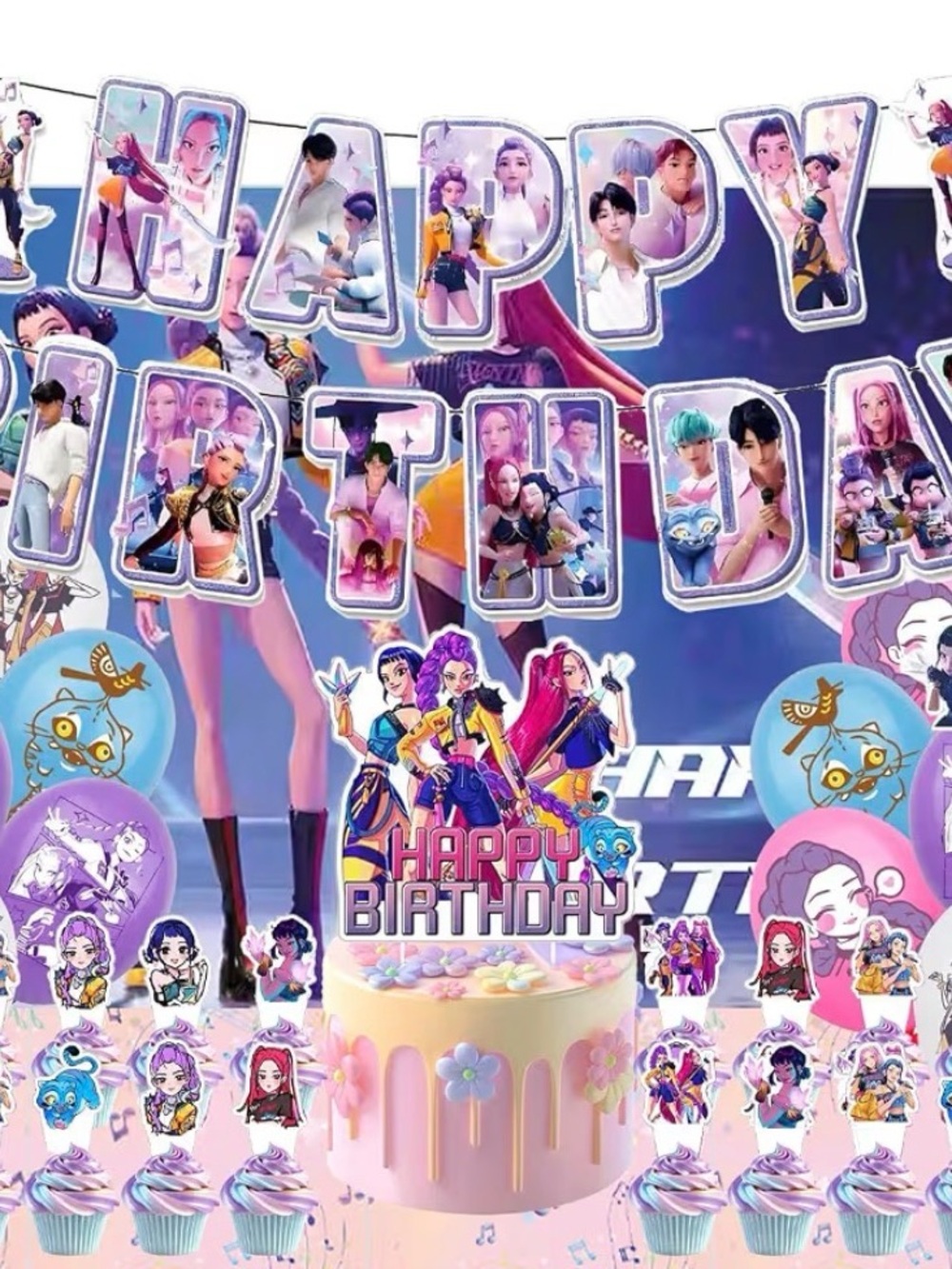 K-pop Korean Idol complete birthday party set